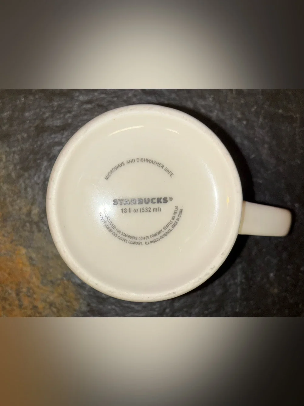 Starbucks 2019 Mint Holiday Wreath Ceramic Mug 18oz